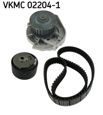 SKF VKMC 02204-1 Pompa acqua + Kit cinghie dentate